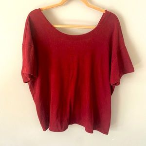Eloquii twist back sweater top size 14/16